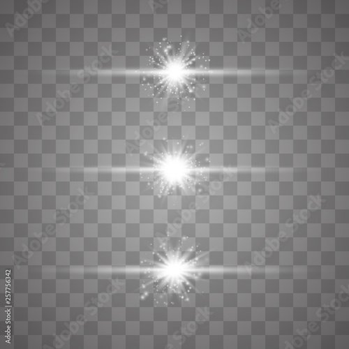 Set of Vector Light Effects. 