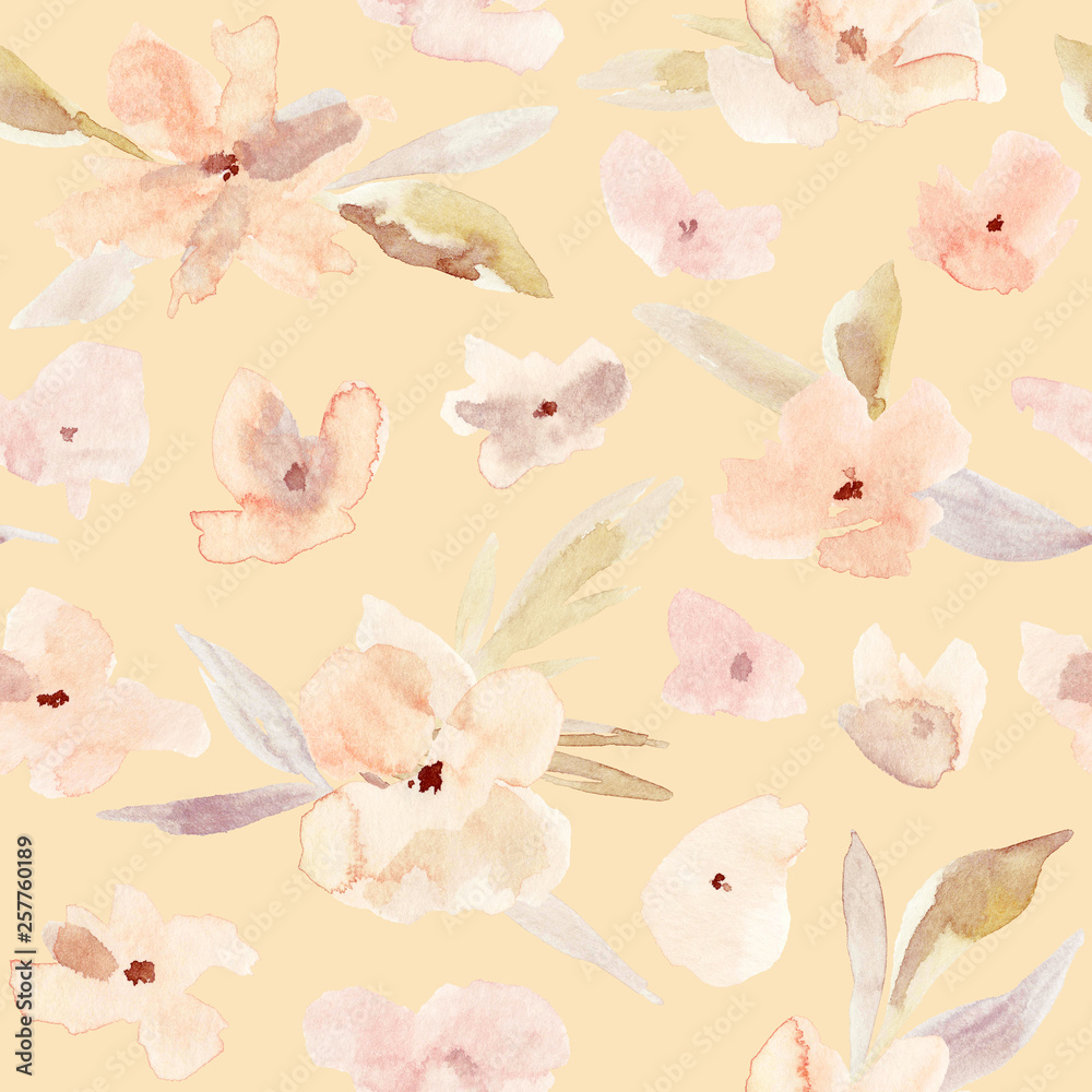 Flower seamless pattern. Flower seamless pattern.