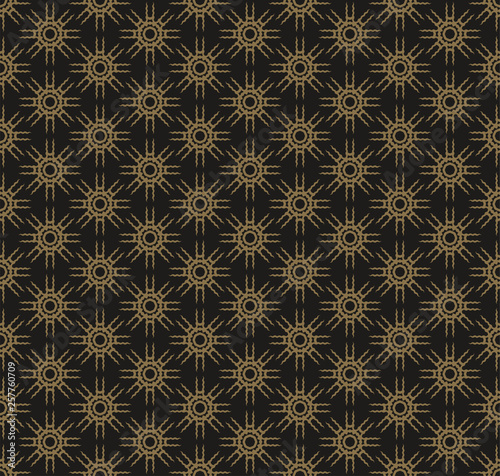 Dark decorative seamless pattern for your design