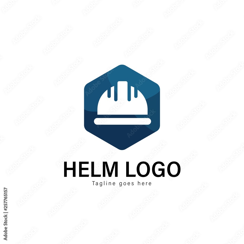 Construction logo template design. Construction logo with modern frame vector design