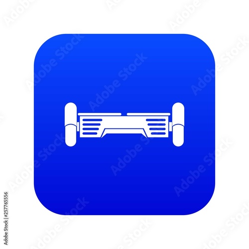 Smart scooter icon digital blue for any design isolated on white vector illustration