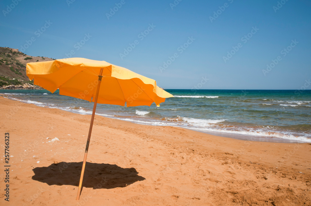 Yellow Beach Umbrella