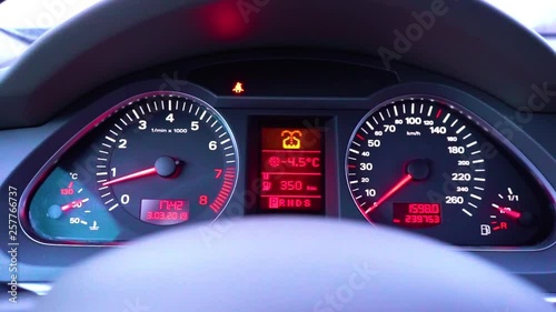 Speedometer and Tachometer