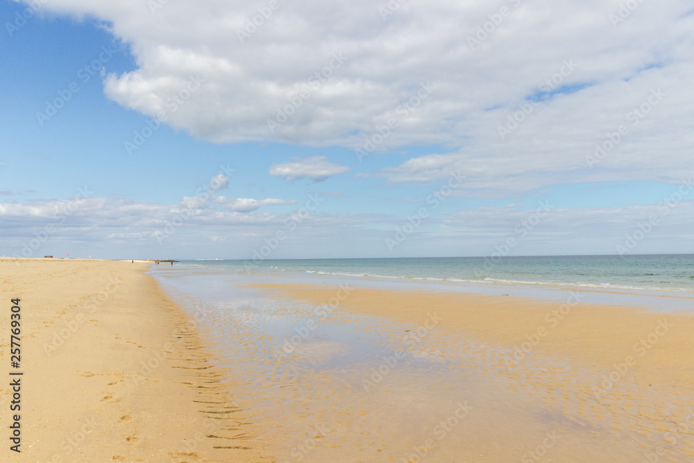 Beach of Tavira Island in Algarve (Portugal) Beach of Tavira Island in Algarve (Portugal)