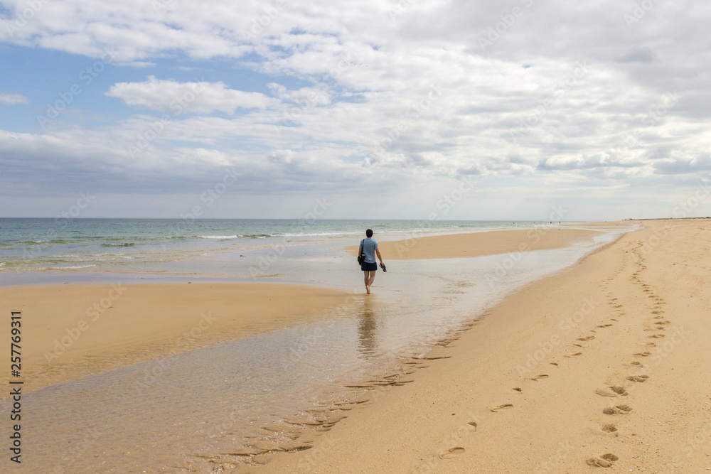 Beach of Tavira Island in Algarve (Portugal) Beach of Tavira Island in Algarve (Portugal)