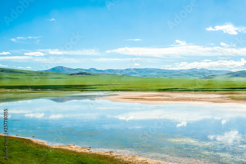 Fototapeta Naklejka Na Ścianę i Meble -  anjiangyuan Nature Reserve, the highest elevation natural wetland, Tibet, China