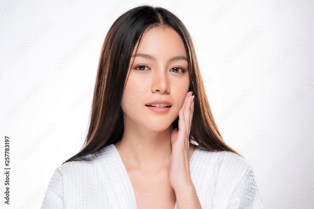 Beautiful Young asian Woman with Clean Fresh Skin Beautiful Young asian Woman with Clean Fresh Skin