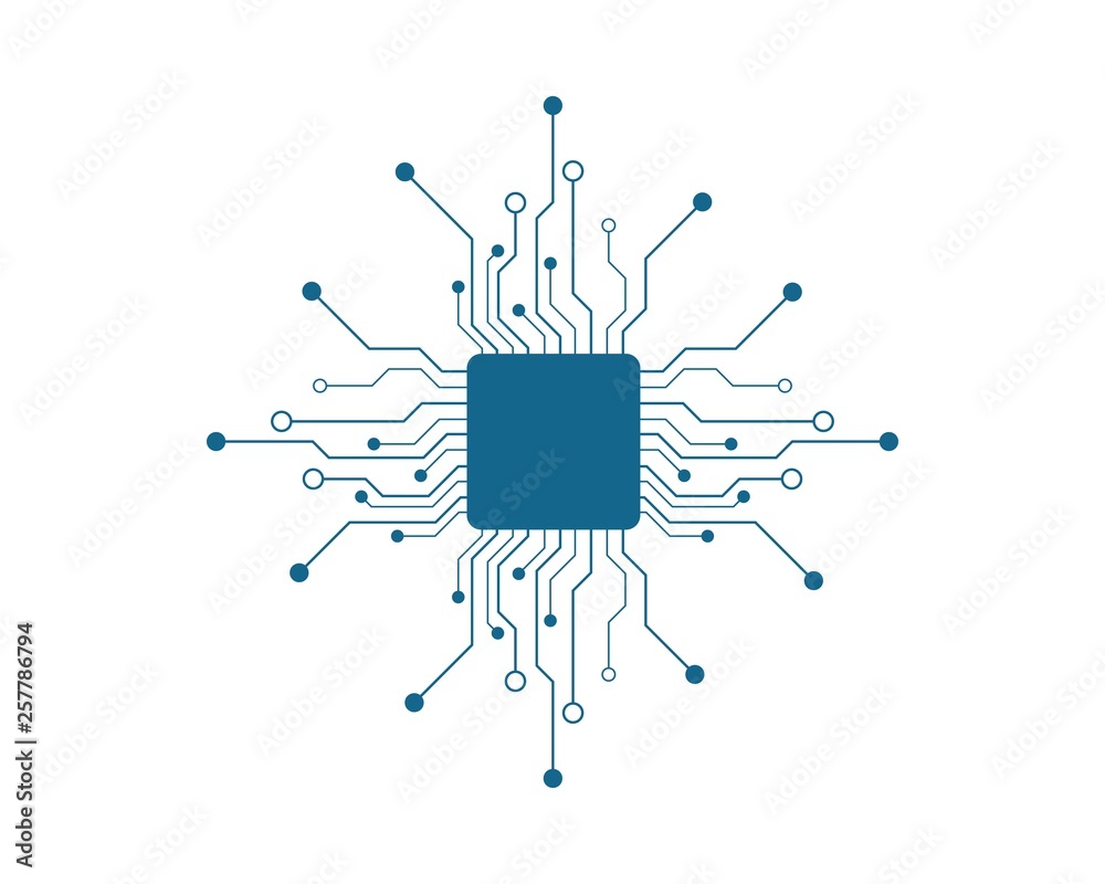 circuit technology vector