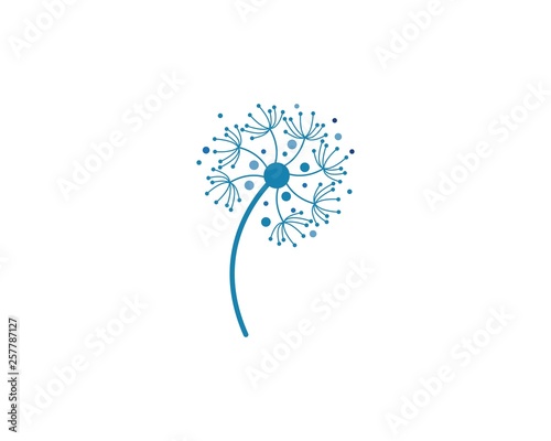 Dandelion flower logo