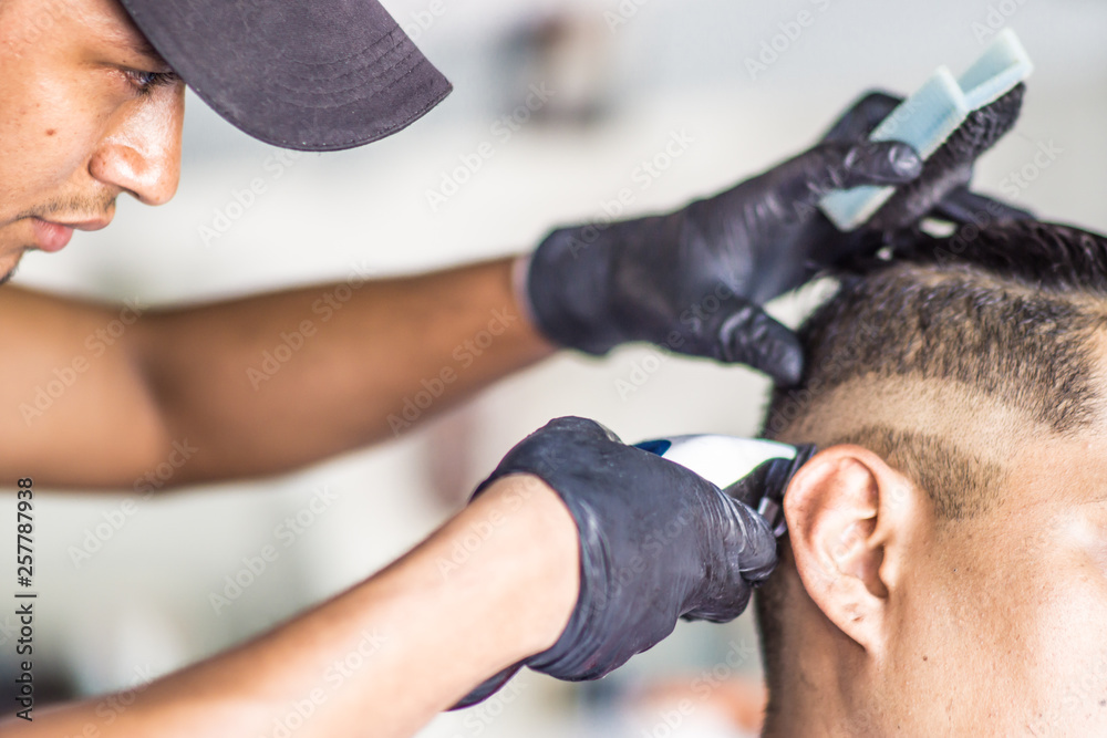 men's hair cutting process men's hair cutting process