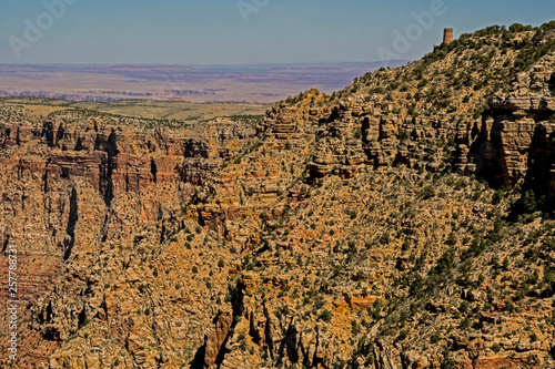 The Watchtower watches over the Grand Canyon.