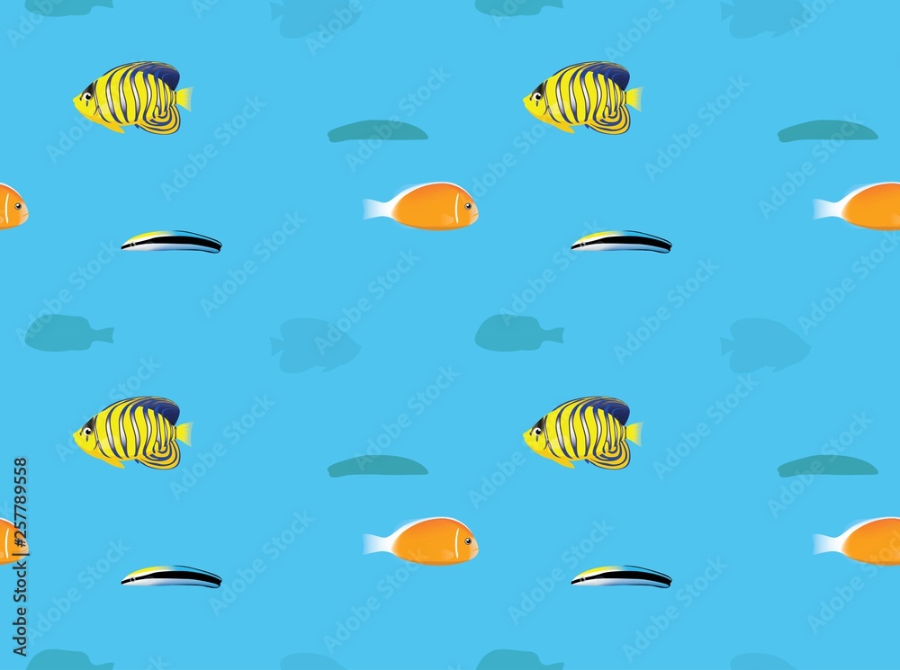 Fototapeta premium Reef Fish Wallpaper 4