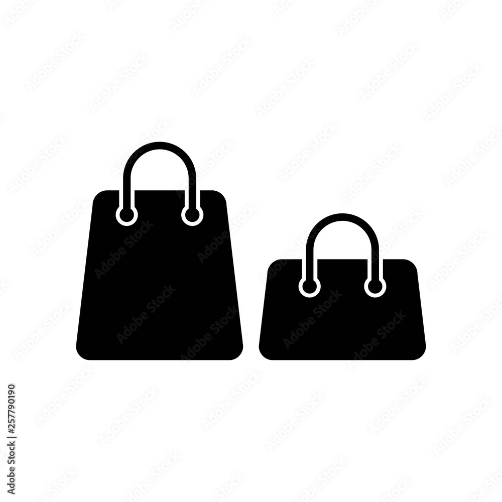 bag icon, shop bag icon vector design bag icon, shop bag icon vector design