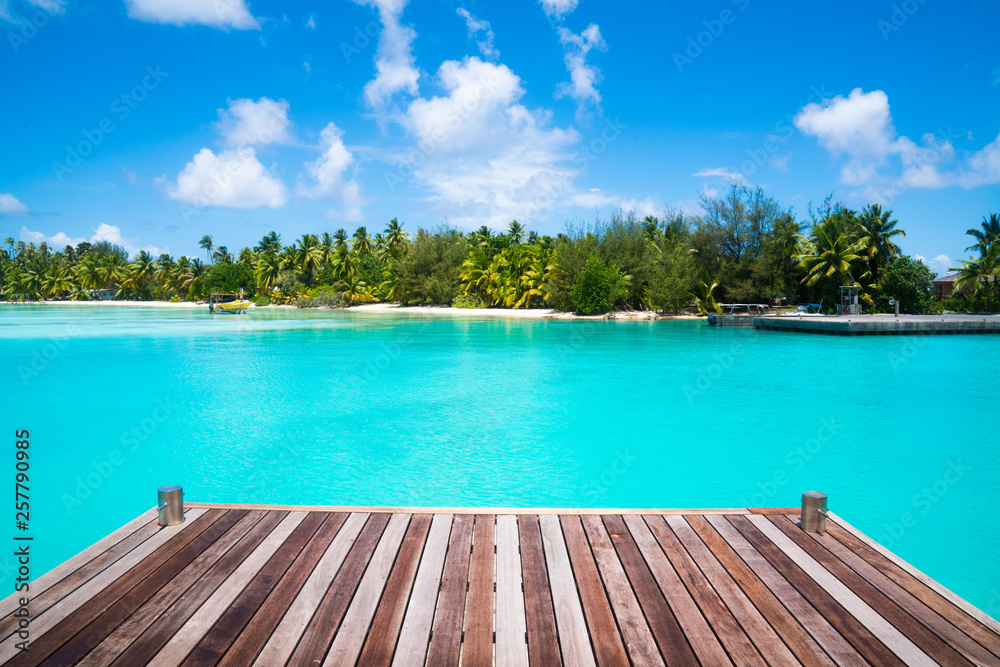 Dock in Bora Bora