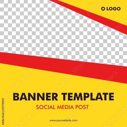 Social Media Post Template Banner Design