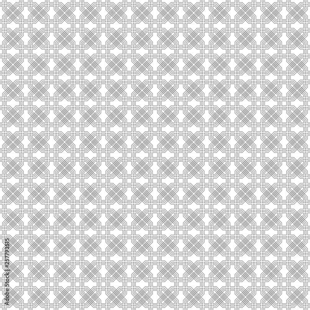 Geometric abstract hexagonal background. Geometric modern light ornament. Seamless modern pattern