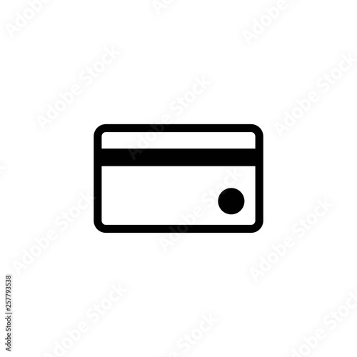credit card icon vector