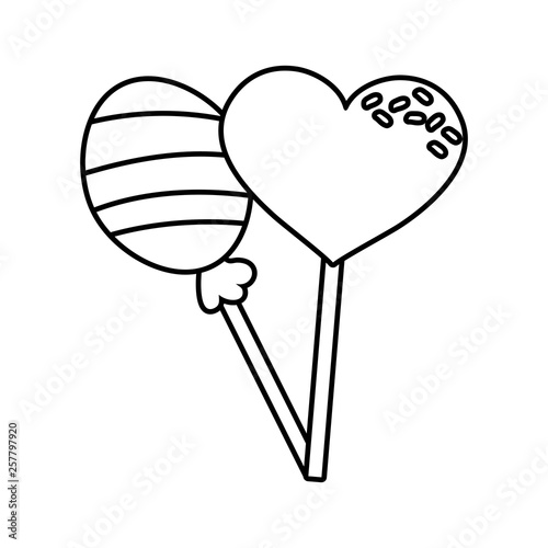 sweet lollipops candy