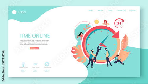Time online. Counter to use Internet, social networks, screen time.