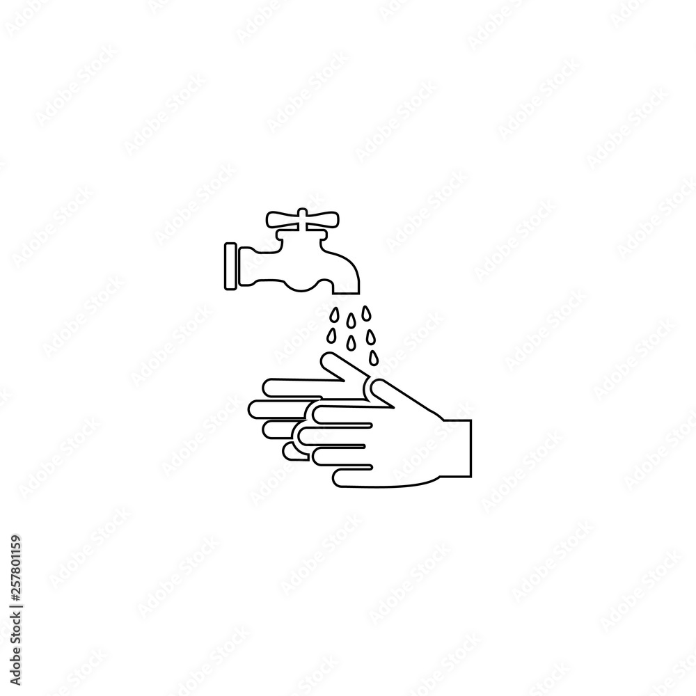 washing hand symbol