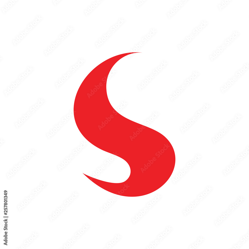 abstract letter b simple curves geometric fire flame logo abstract letter b simple curves geometric fire flame logo