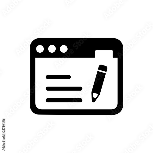 Online article compose icon
