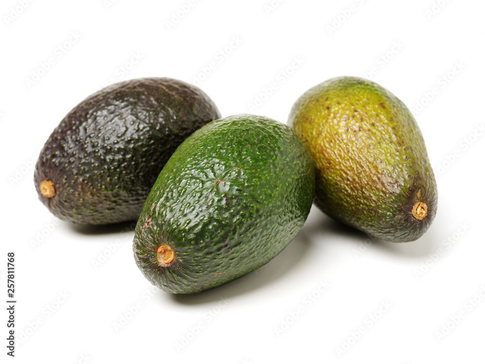 Avocado on white background Avocado on white background