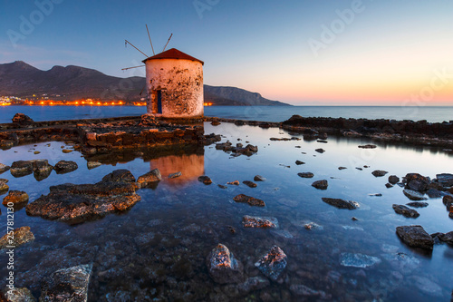 Picturesque Kokkari village on Samos island, Greece.  photo