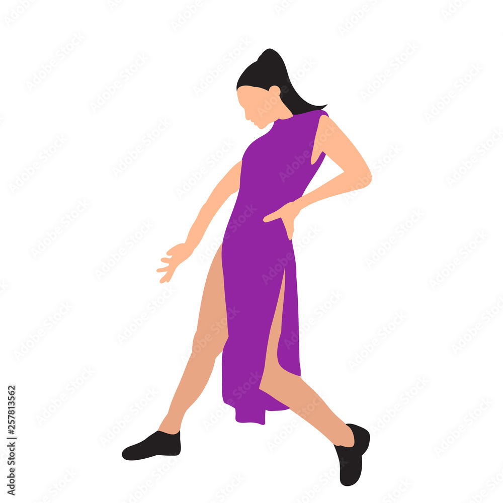 girl in dress