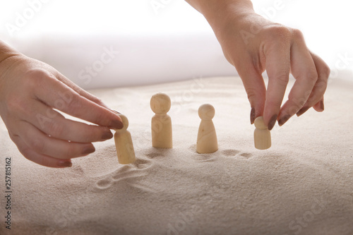 systemic family constellations. Sandbox. Sand therapy. The work of a psychologist. Psychological help. systemic therapy