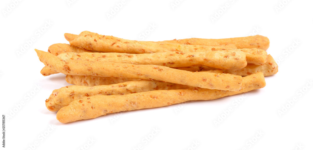 bread sticks isolated on a white background bread sticks isolated on a white background