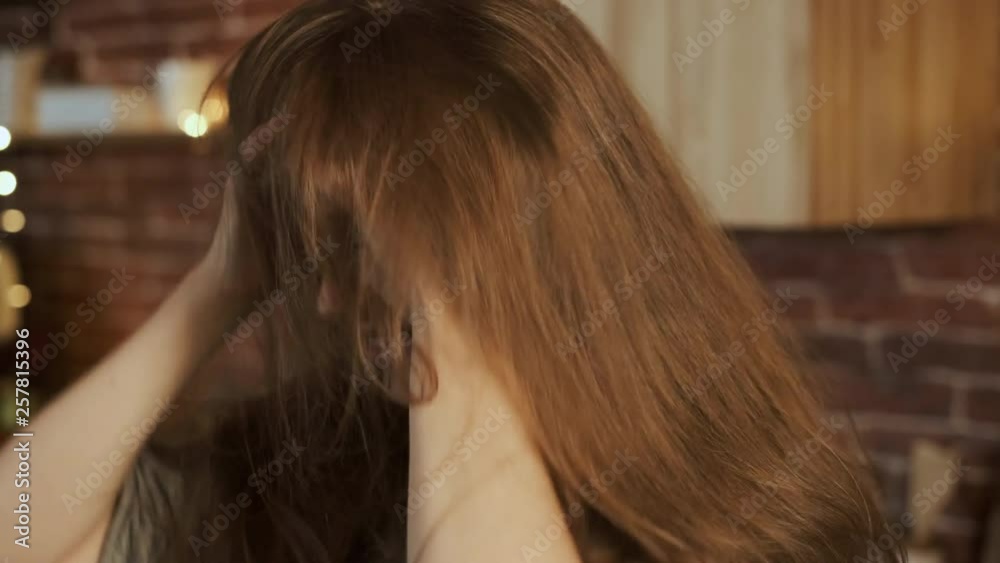 Portrait Of A Young Woman. Happiness. Close-up. Portrait Of A Young Woman. Happiness. Close-up.