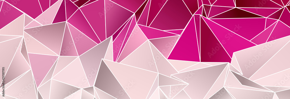 Fototapeta premium Abstract Low-Poly background. triangulated texture. Design 3d. Polygonal geometrical pattern. Triangular modern style