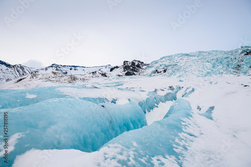 Iceland Vatna Glacier Natural scenery