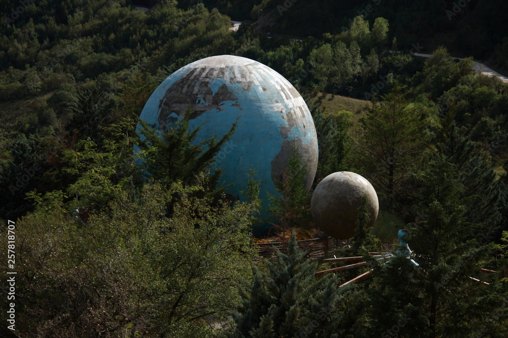 Naklejka premium mappamondo