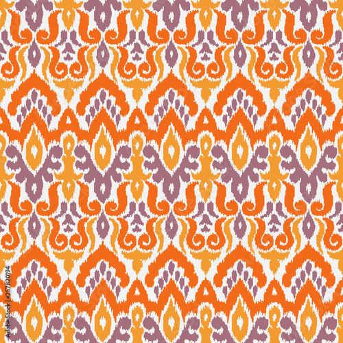 Abstract Vector Seamless Pattern in Ethnic Style
