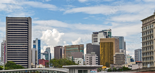 Kuala Lumpur, Malaysia. Frame building architecture Downtown skyline