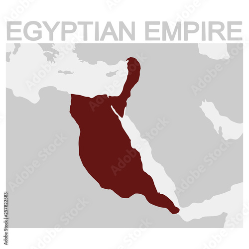 vector map of the Egyptian Empire