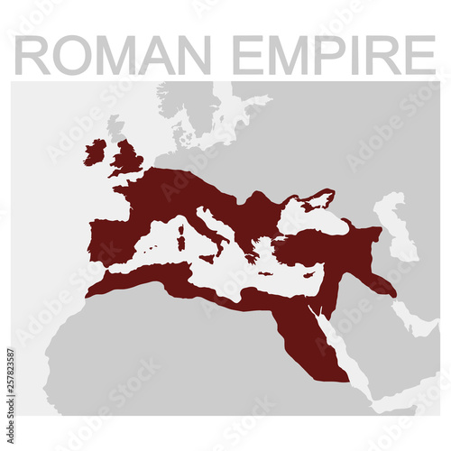 vector map of the Roman Empire