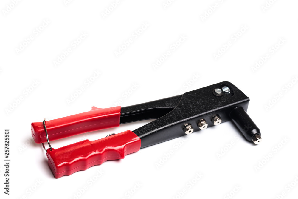 rivet and joint tool isolated on white background- Image rivet and joint tool isolated on white background- Image