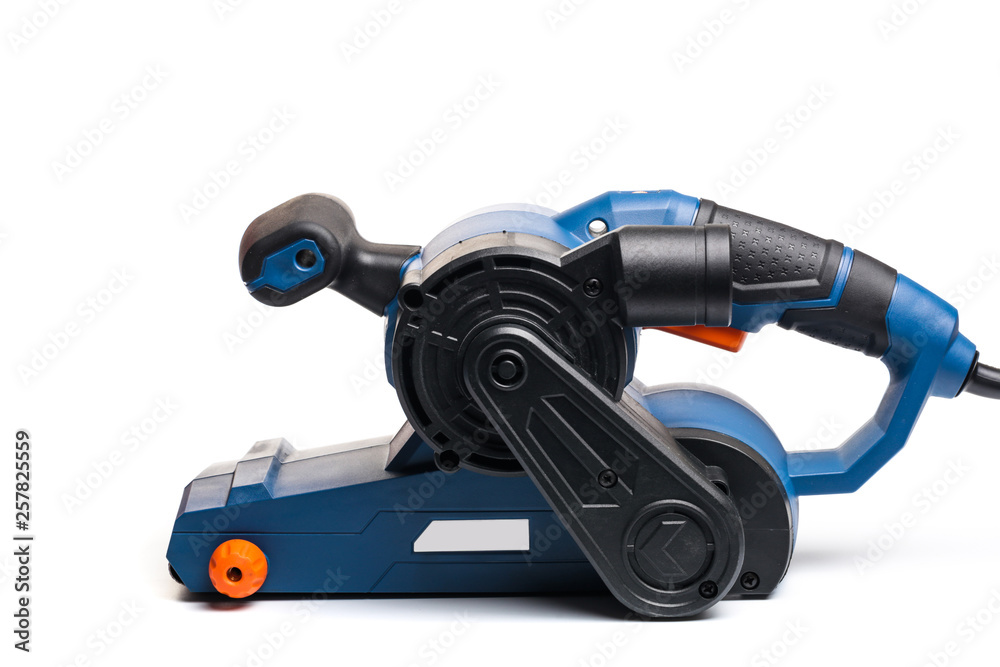 strip sander tool isolated on white background strip sander tool isolated on white background