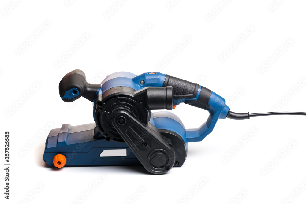 strip sander tool isolated on white background strip sander tool isolated on white background