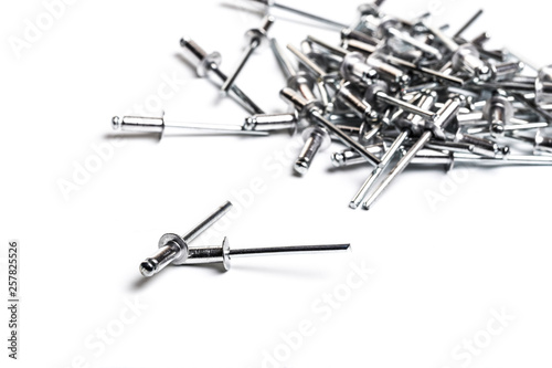 rivet and joint  isolated on white background