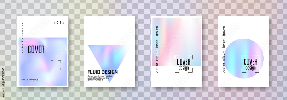 Geometric cover set. Abstract backgrounds.