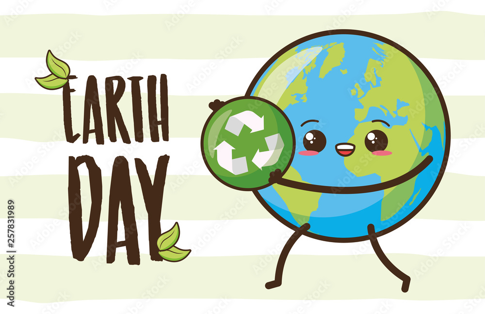Fototapeta premium earth day card