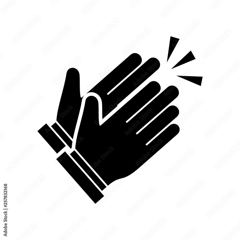 Clapping hand icon Clapping hand icon