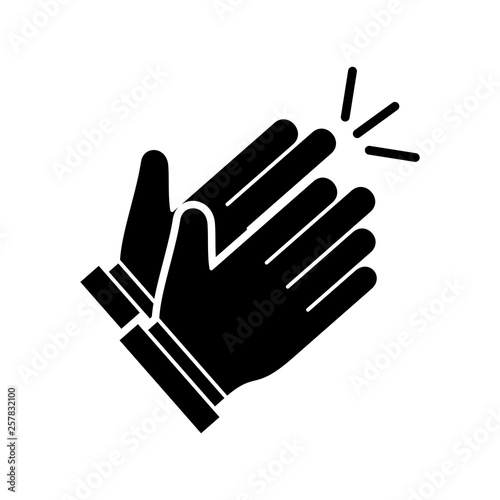 Clapping hand icon