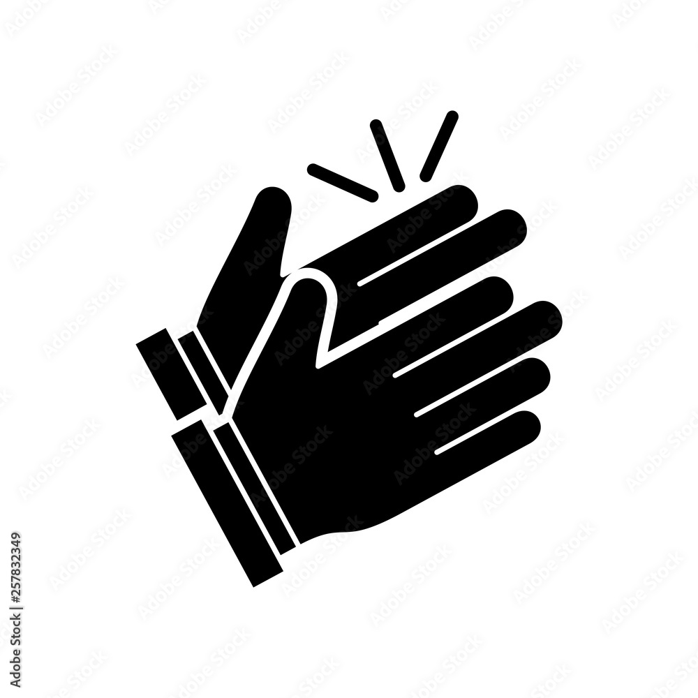 Clapping hand icon Clapping hand icon