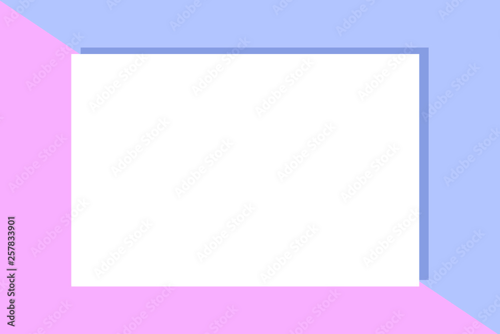 Empty picture frame mock up. Minimalism template flat lay out. Colorful paper background. Empty place for text, design your idea, quotes and sayings Empty picture frame mock up. Minimalism template flat lay out. Colorful paper background. Empty place for text, design your idea, quotes and sayings