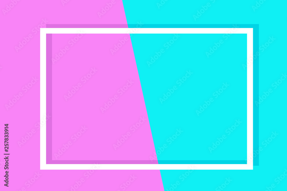 Empty picture frame mock up. Minimalism template flat lay out. Colorful paper background. Empty place for text, design your idea, quotes and sayings Empty picture frame mock up. Minimalism template flat lay out. Colorful paper background. Empty place for text, design your idea, quotes and sayings